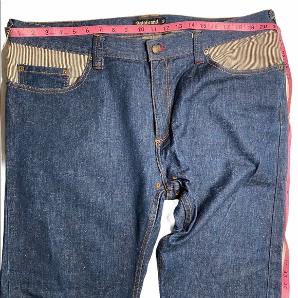 Betabrand Chef Jeans by Chris Cosentino Mens Dark Wash Blue Denim 40 x 30 - Picture 5 of 6